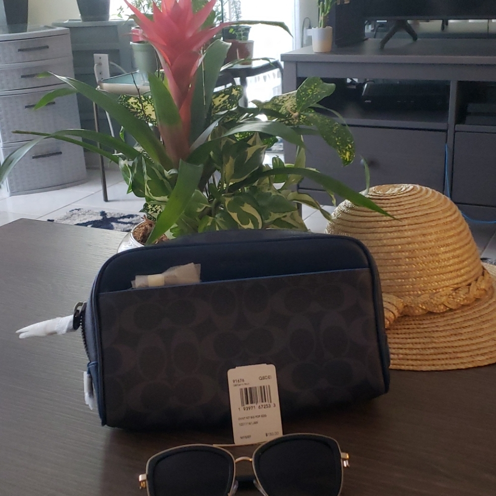 Coach travel kit toiletry bag